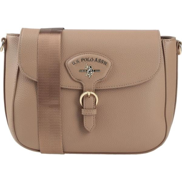 borse a tracolla U.s.polo Assn. marrone tinta unita