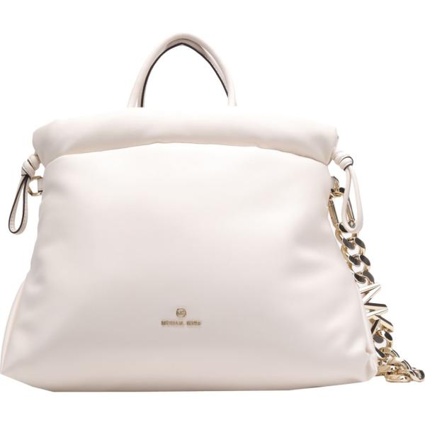 borse a mano Michael Michael Kors bianco tinta unita