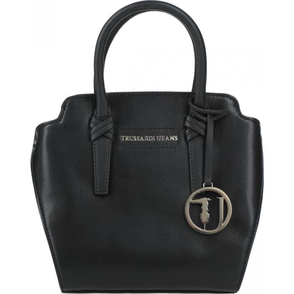 borse a mano Trussardi Jeans nero tinta unita