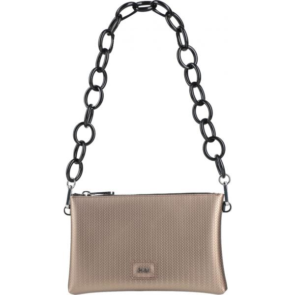 borse a mano Gum Design marrone tinta unita