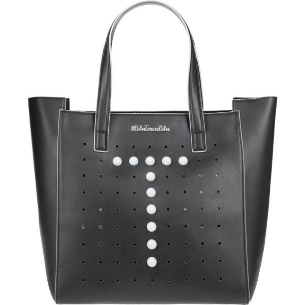 borse a mano Tosca Blu grigio con stampe