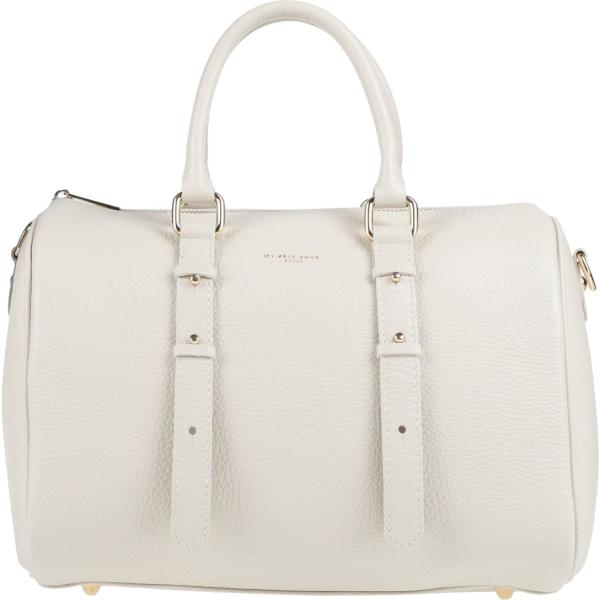 borse a mano My-Best Bags grigio tinta unita