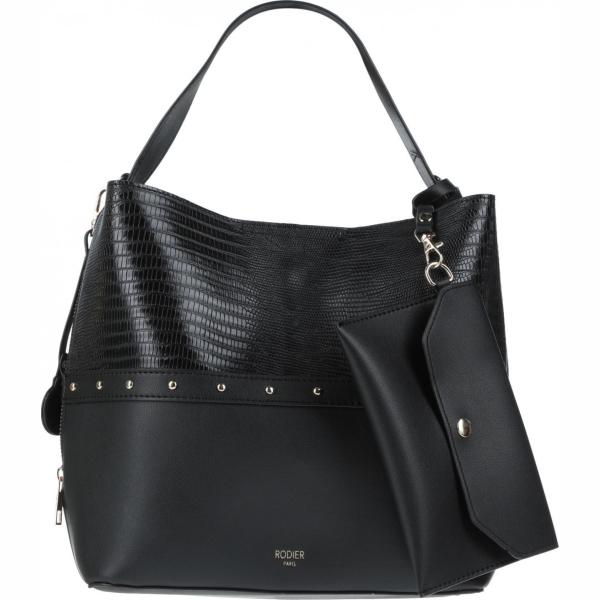 borse a mano Rodier nero animalier