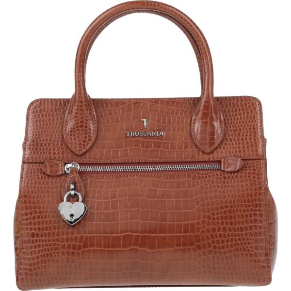 borse a mano Trussardi marrone con stampe