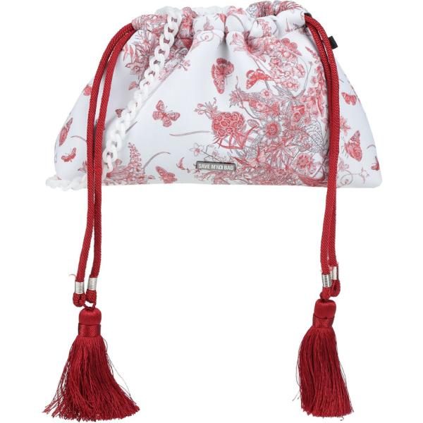 borse a tracolla Save My Bag bianco a fiori