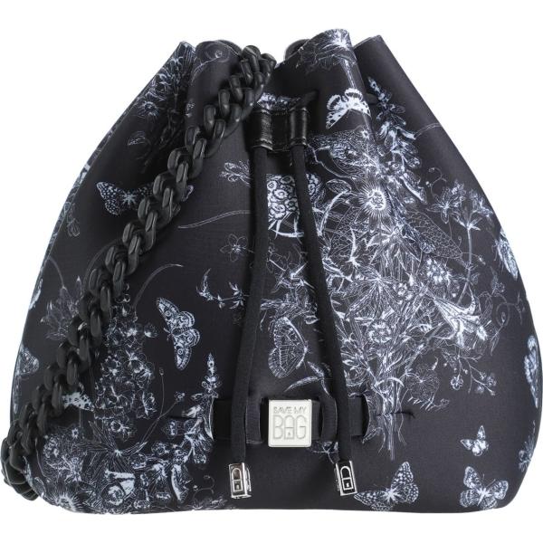 borse a tracolla Save My Bag nero a fiori