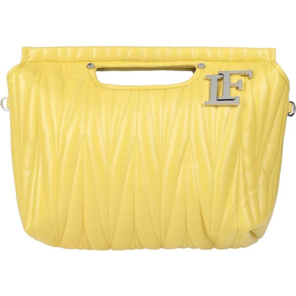 borse a mano LA FILLE des FLEURS giallo tinta unita