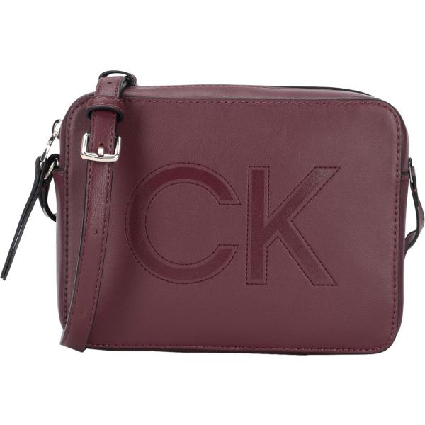 borse a tracolla Calvin Klein viola tinta unita