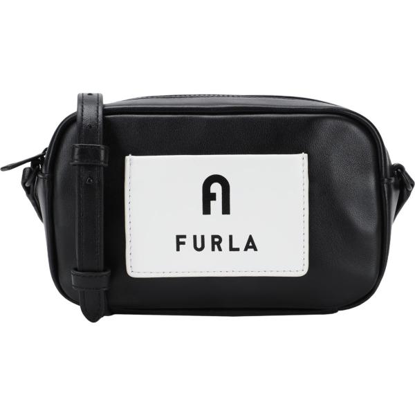 borse a tracolla Furla nero con stampe