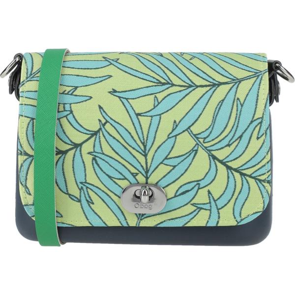 borse a tracolla O Bag blu a fiori