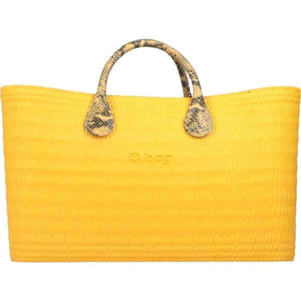 borse a mano O Bag giallo animalier