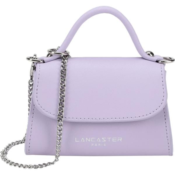 borse a mano Lancaster viola tinta unita