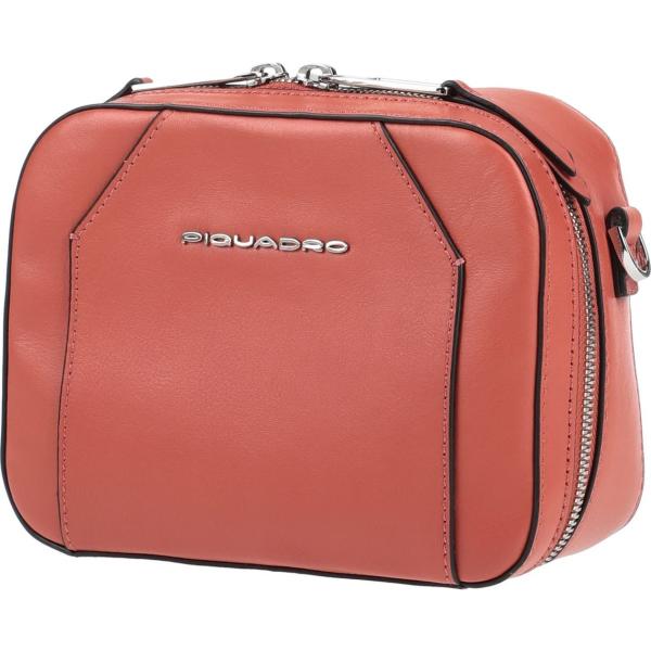 marsupio da donna in bianco neve con zip in metallo Piquadro