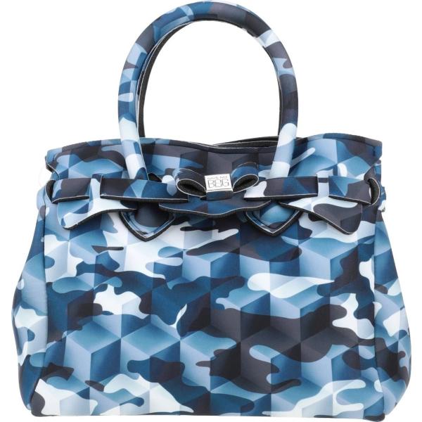 borse a mano Save My Bag blu military