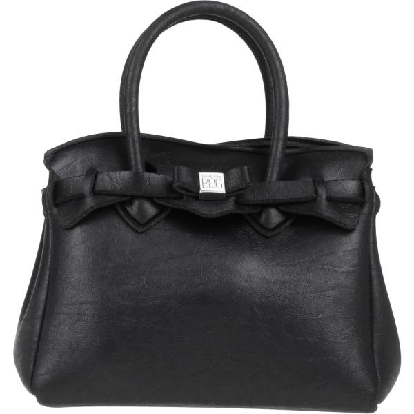 borse a mano Save My Bag nero tinta unita