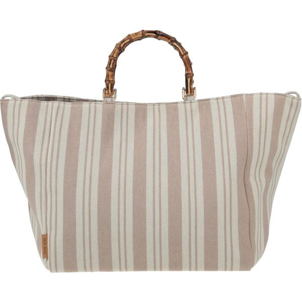 borse a mano Mia Bag bianco a righe