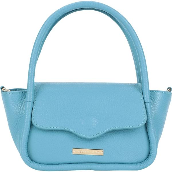 borse a mano Tuscany Leather blu tinta unita