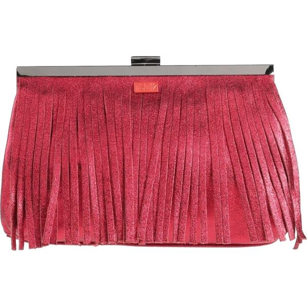 borse a mano Tsd12 rosso tinta unita