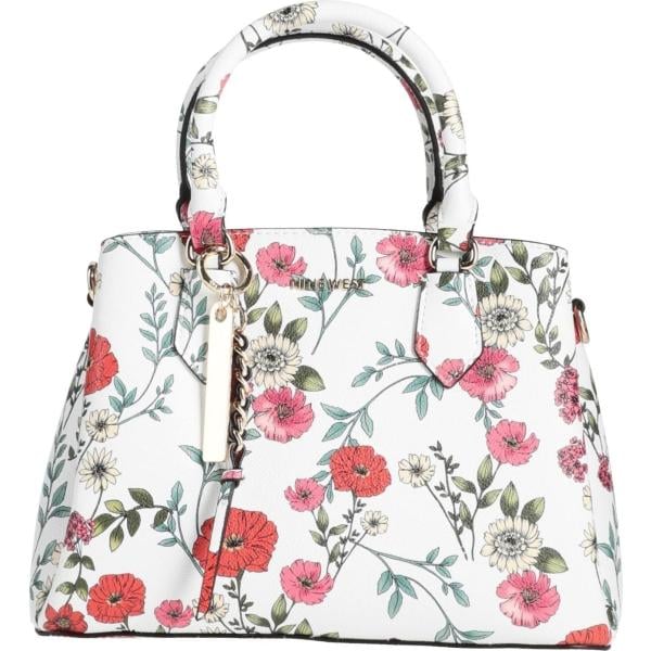borse a mano Nine West bianco a fiori