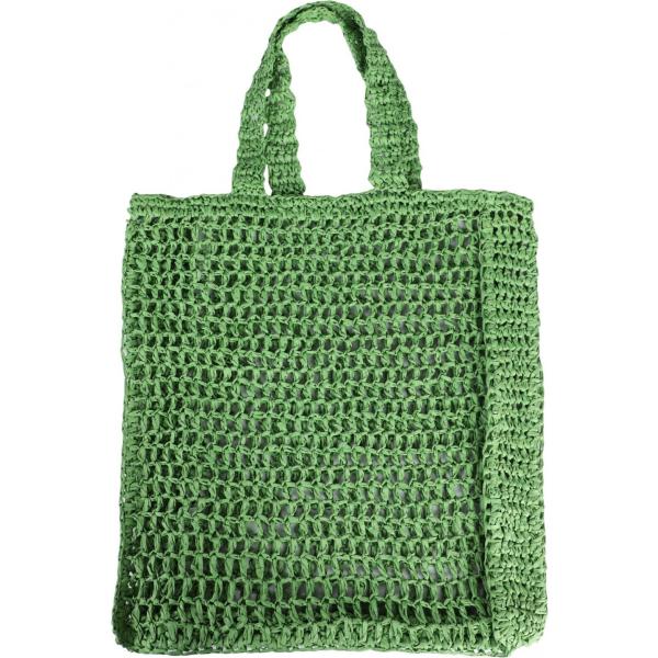 borse a mano Topshop verde tinta unita