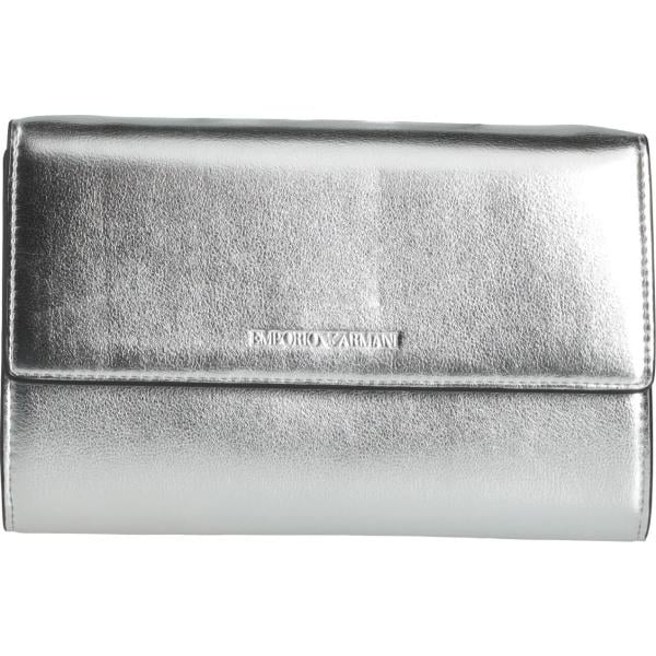 borse a mano Emporio Armani grigio tinta unita