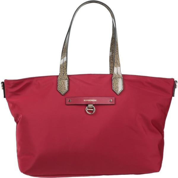 borse a mano Borbonese rosso tinta unita