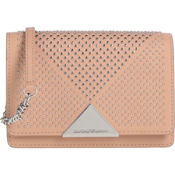 borse a tracolla Emporio Armani marrone tinta unita