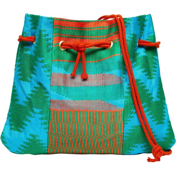borse a tracolla KENTE PROJECT x 8 by YOOX verde
