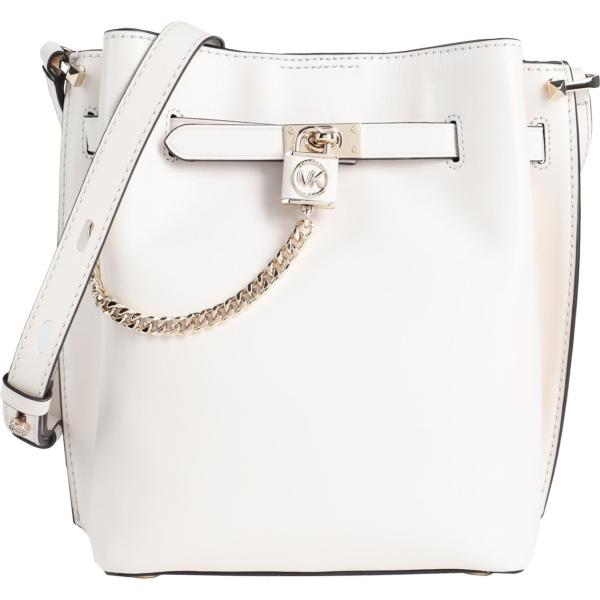 borse a tracolla Michael Michael Kors bianco tinta unita