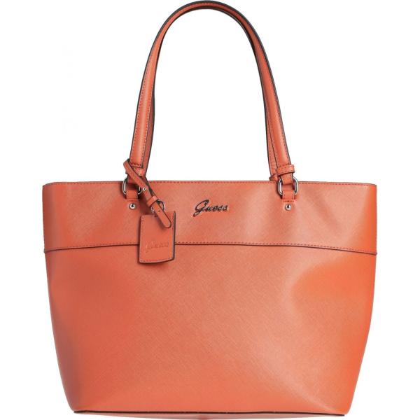 borse a mano Guess arancione tinta unita