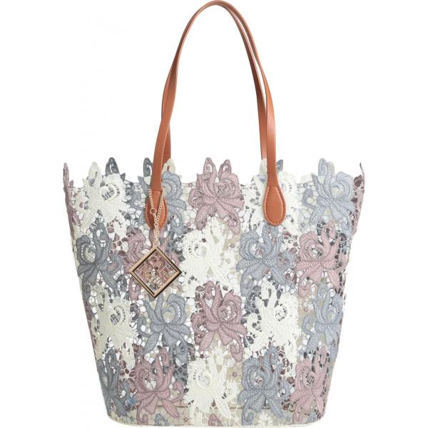 borse a mano CAFèNOIR bianco a fiori