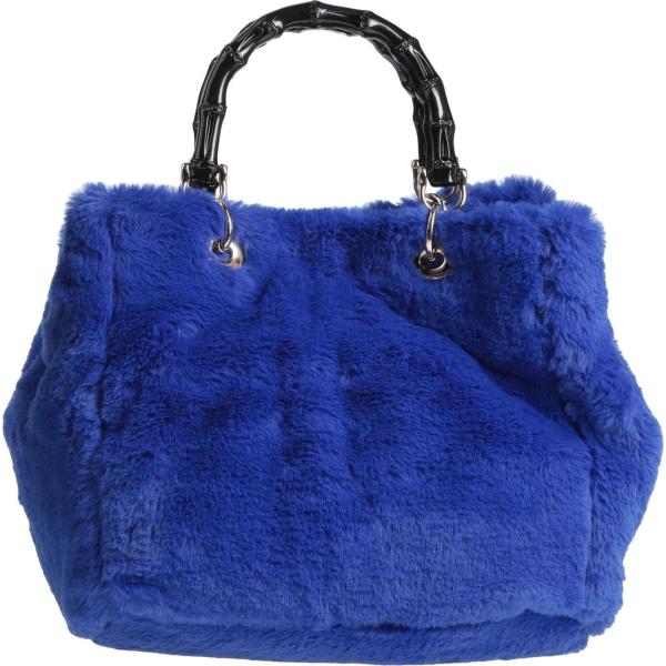 borse a mano Mia Bag blu tinta unita