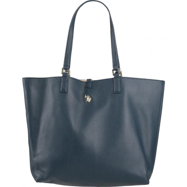 borse a mano U.s.polo Assn. blu tinta unita