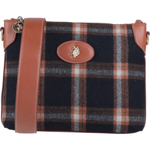 borse a tracolla U.s.polo Assn. nero scozzese