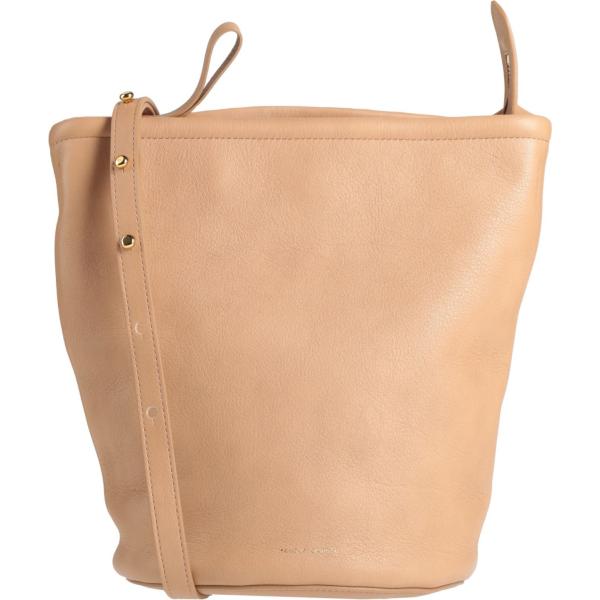 borse a spalla Mansur Gavriel marrone tinta unita