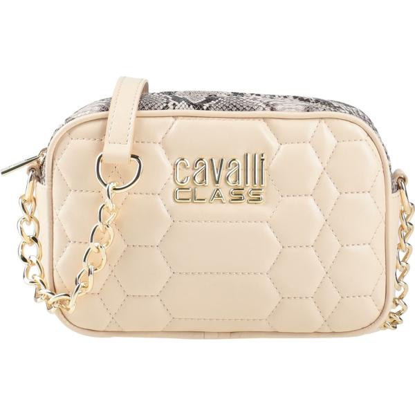 borse a tracolla Cavalli Class marrone animalier