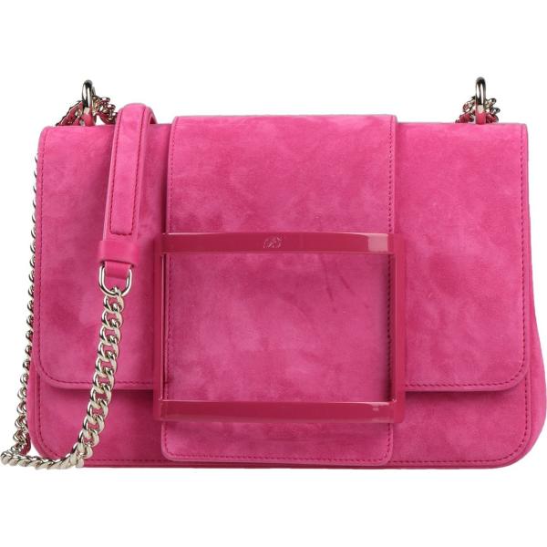 borse a tracolla Roger Vivier rosa tinta unita