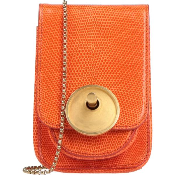 borse a tracolla Marni arancione tinta unita