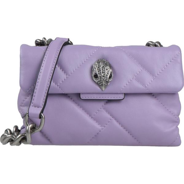 borse a tracolla Kurt Geiger viola tinta unita