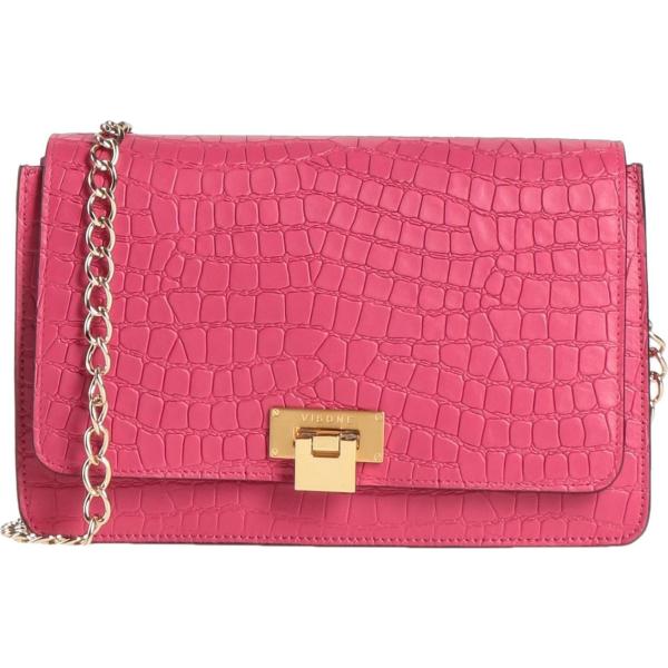 borse a tracolla Visone rosa con stampe