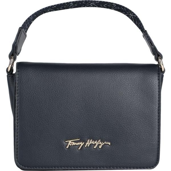 borse a mano Tommy Hilfiger grigio tinta unita