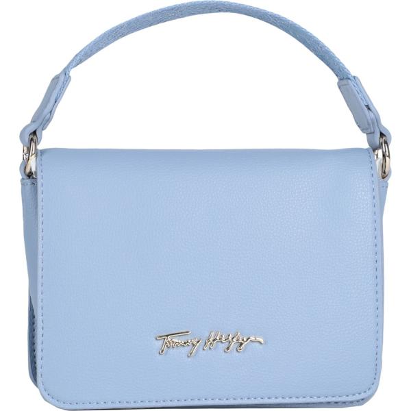 borse a mano Tommy Hilfiger blu tinta unita