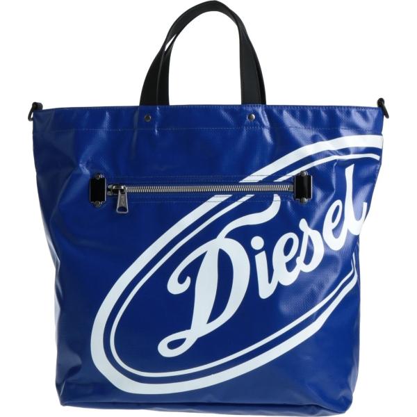 borse a mano Diesel blu tinta unita