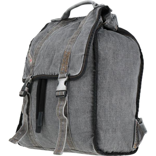 borse sportive Diesel grigio tinta unita