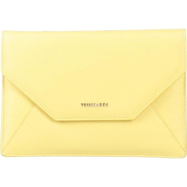 Pochette da donna in giallo chiaro Trussardi Trussardi