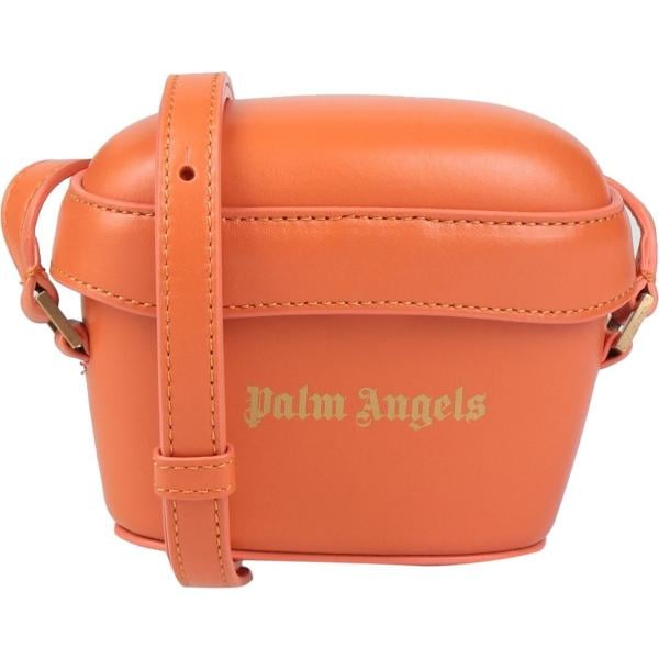 borse a tracolla Palm Angels arancione tinta unita