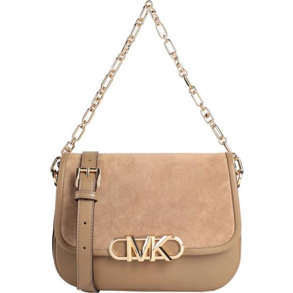 borse a mano Michael Michael Kors marrone tinta unita