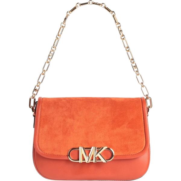 borse a mano Michael Michael Kors arancione tinta unita