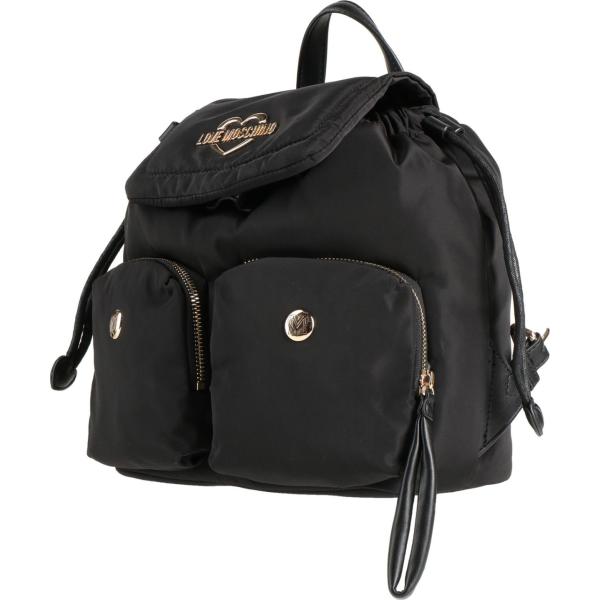 zaini Love Moschino nero tinta unita