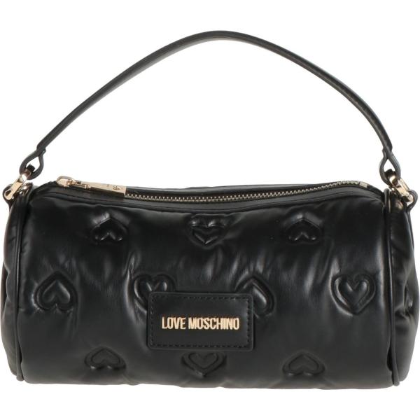 borse a mano Love Moschino nero tinta unita